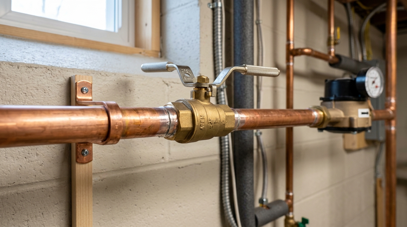 Where Is Your Main Water Shut-Off Valve, and What Should You Do If a Pipe Bursts?