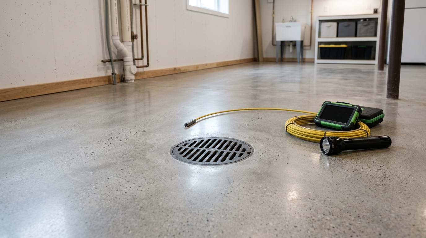 Why Your Basement Floor Drain Backs Up When It Rains